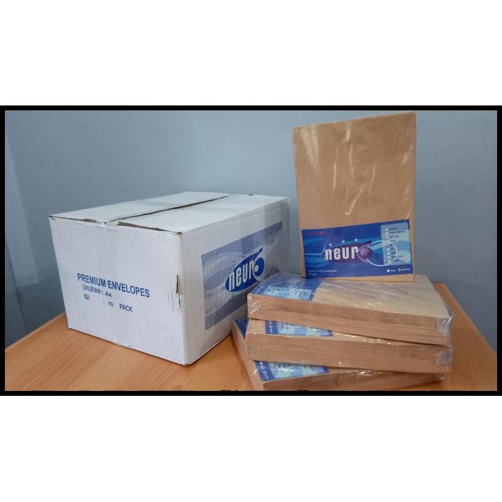 

(Produk Baru !!) Hot Promo!!! Amplop Coklat Ukuran A4 Neuro ( 30 X 22 Cm )