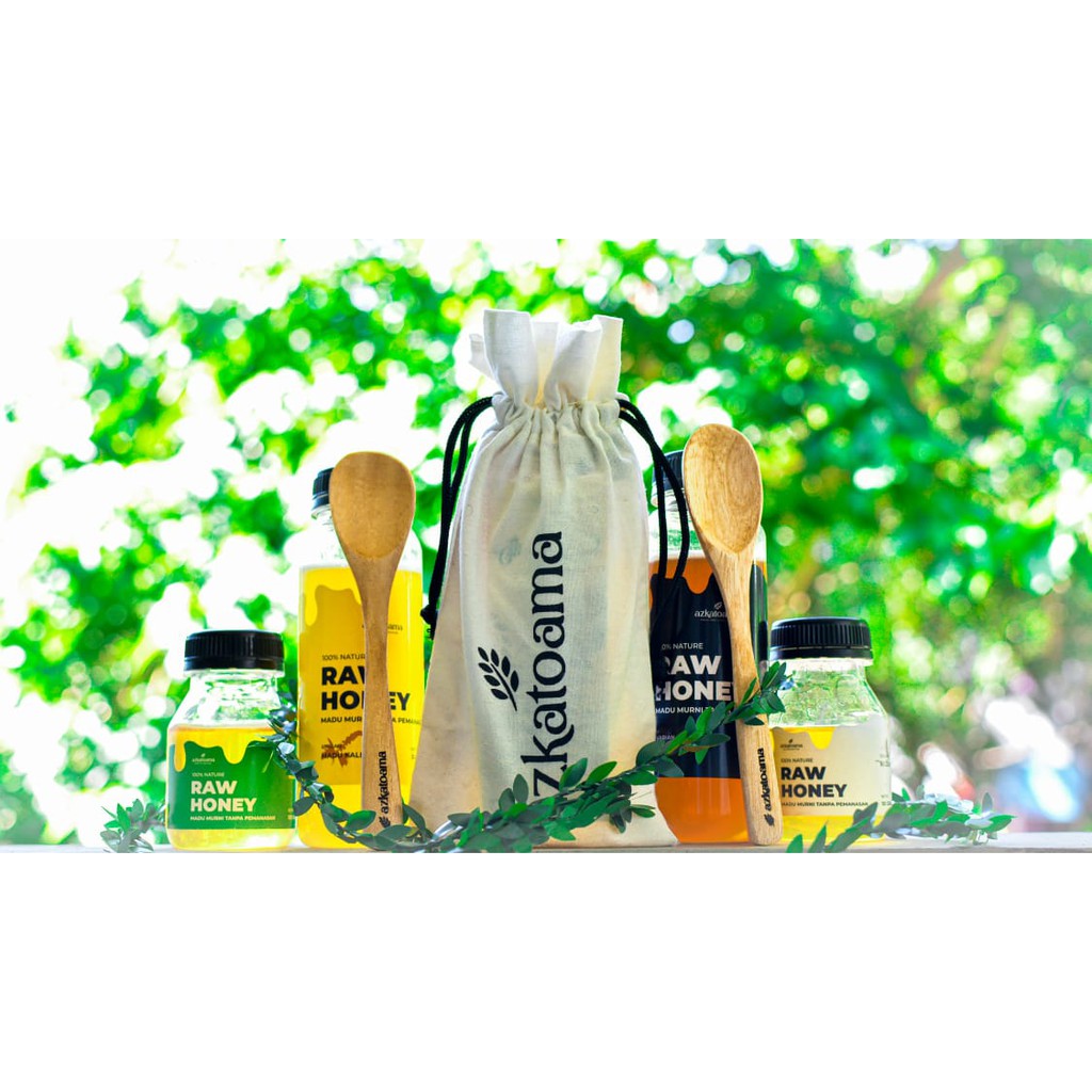 

Madu Murni AZKATOAMA Madu Murni 100%, Madu Asli, Madu Lebah, Raw Honey