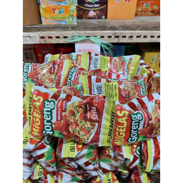 MIGELAS GORENG MIE GELAS RENCENG ISI 10