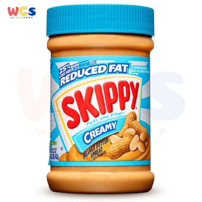 

Selai Skippy USA Reduced Fat Creamy Peanut Butter Spread 462gr