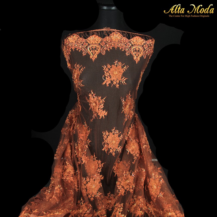 

Alta Moda Tulle Bordir Prada Orange (1Pcs)