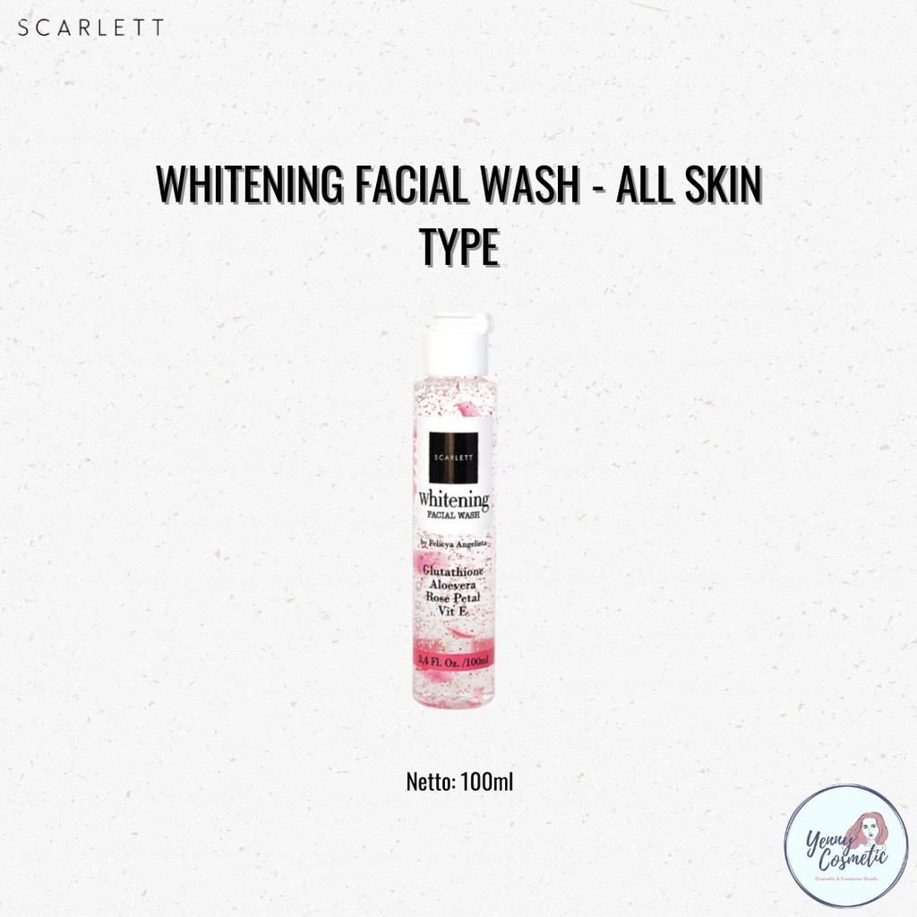SCARLETT SCARLET FACIAL WASH - Pencuci muka