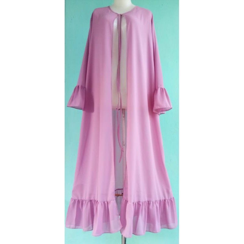 cardigan long outer ceruty babydoll