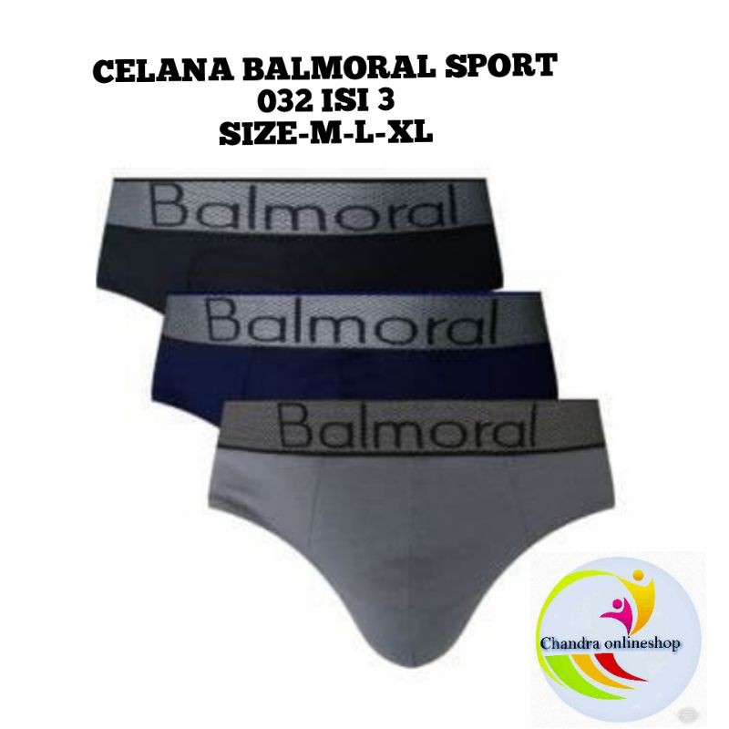 Harga di jamin murah celana dalam pria balmoral bal 032 isi 3-best seller