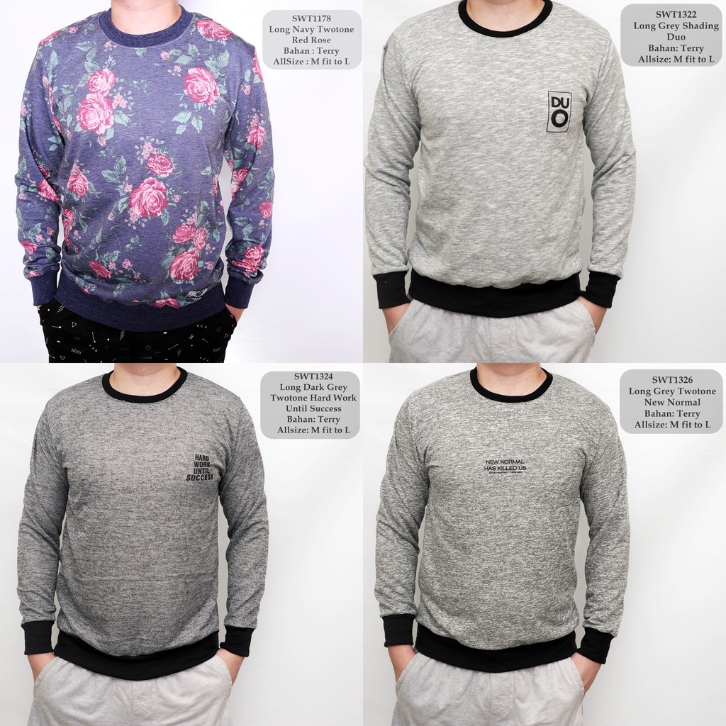 Sweater Cowok Keren / Sweater Fashion Terbaru / Sweater Gaul Hits G212