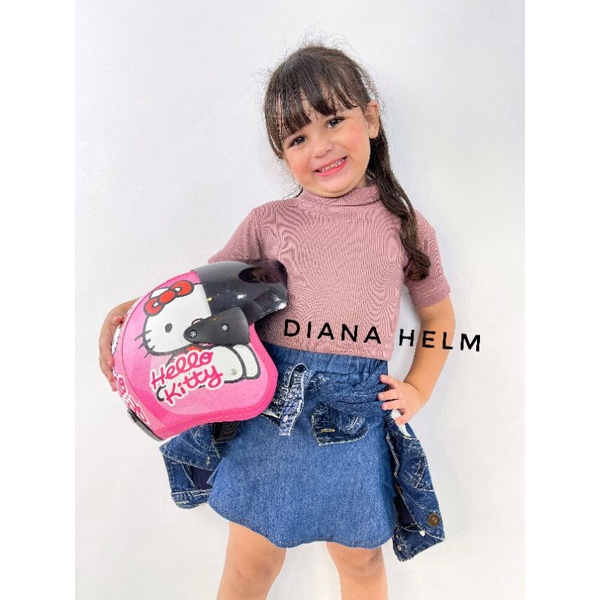 Helm Anak Bogo perempuan, Helm Bogo Anak frozen, Helm Bogo Anak Hello Kitty, Helm Anak sofia