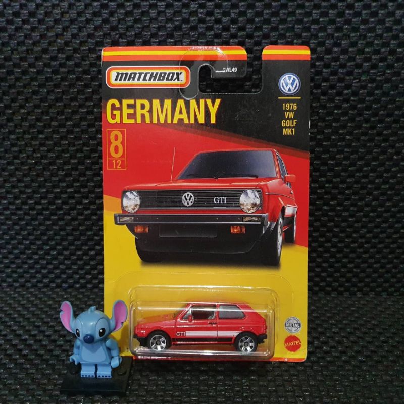 Matchbox Germany 1976 VW Volkswagen Golf MK1 Red