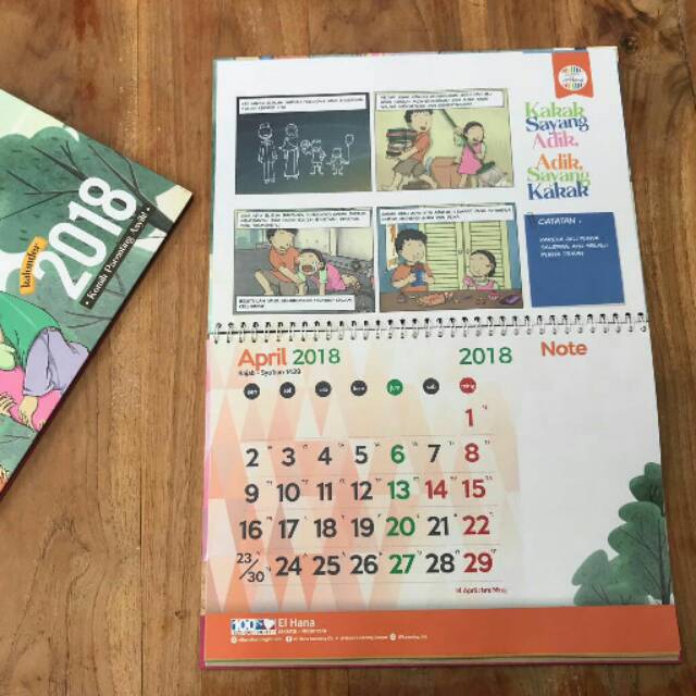 Kalender 2018 el Hana