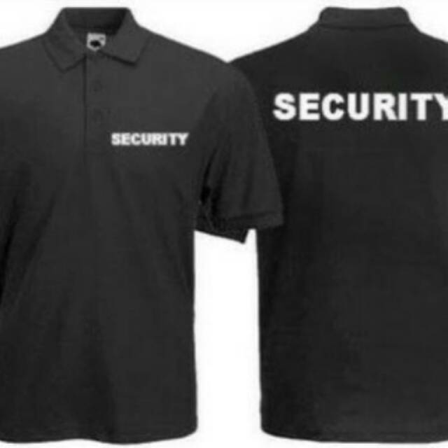 KAOS KERAH BIG SIZE SECURITY/BAJU SECURITY SIZE BESAR/POLOSHIRT JUMBO(2XL,3XL,4XL)
