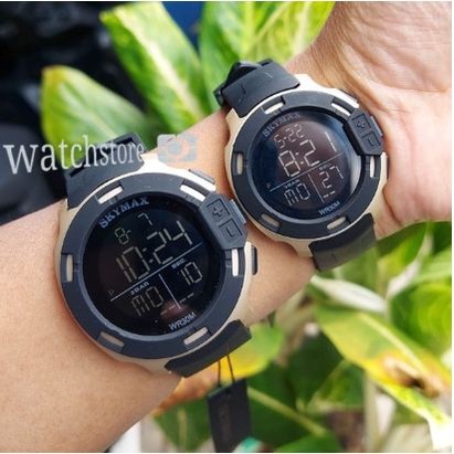 BISA COD Jam tangan PRIA &amp; WANITA ORIGINAL SKYMAX 1817G bisa dipake berenang
