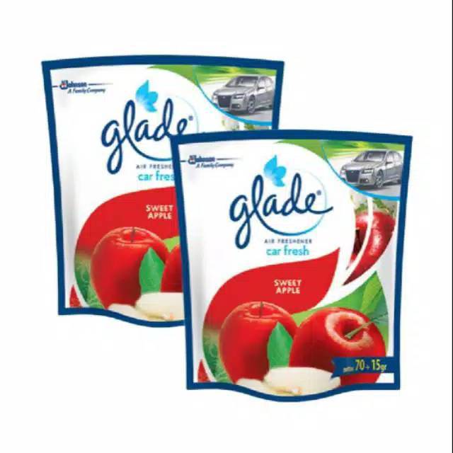 Glade pengharum ruangan gantung 70 15gr dan bay fresh 