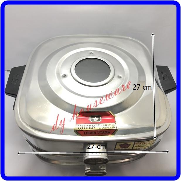 Produk Terbaik] Panggangan Kue Baking Pan Listrik Bima Queen 450 Watt / 350 Watt