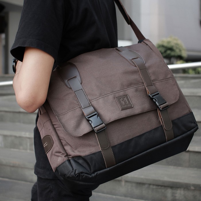 Tas Selempang Pria Slingbag Slempang Jinjing Laki Laki Kerja Kan JX874 Tas Rocket Messenger Harloth