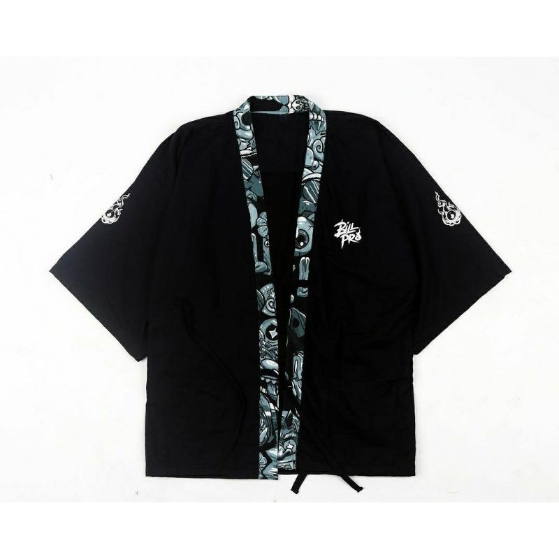 BILLIONAIRES PROJECT X KEMAS ACIL yokai boyz kimono linen size L