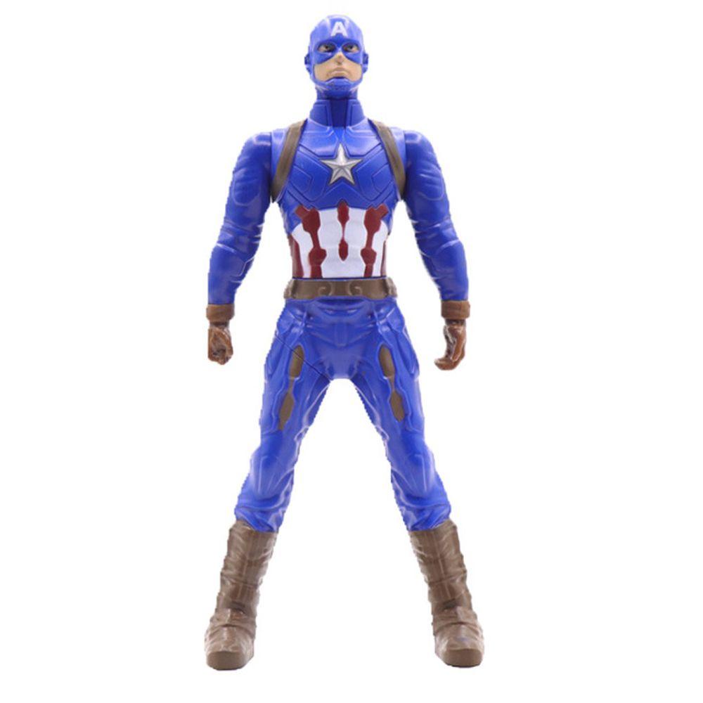 Needway Action Figure Plastik Marvel Mainan Iron Man Captain America Boneka Super Hero Hulk Collection Model