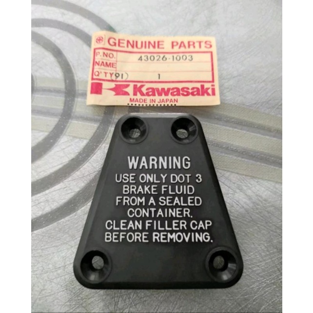 Tutup Cover Cap master rem Kawasaki KH100 KH125 GT0 KH250 KH400 KZ400 Original