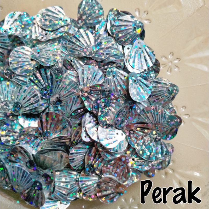 Ramboci Payet Manik Kerang Ukuran 12x14MM Isi 5 Gram