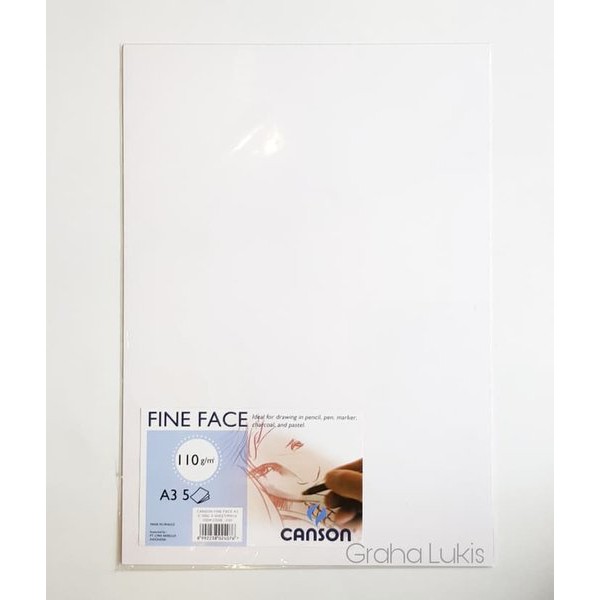 

Eksklusif Canson Fine Face A3 110 gsm & 40 Canson Drawing Paper& 41 Spesial