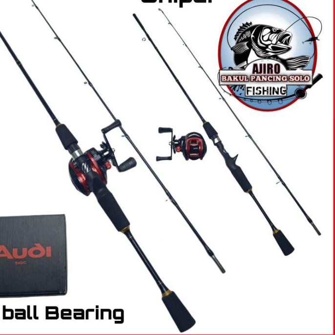 Stok Terbatas - satu set Bc casting drag 10 kg joran 180 cm premium murmer kuat こ