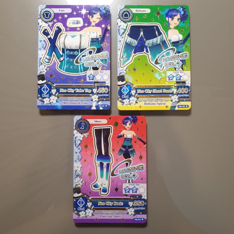 Kartu Aikatsu Cards Aoi Futuring Girl "Neo City" Set