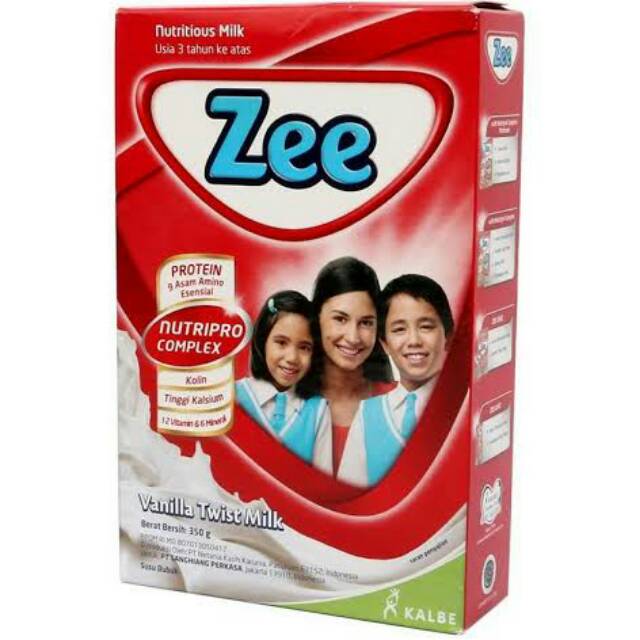 

Zee reguler rasa vanila / madu / strawberry / coklat 350g