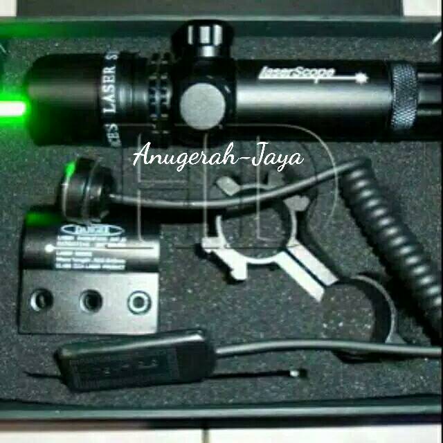 LASER SCOPE NYALA HIJAU