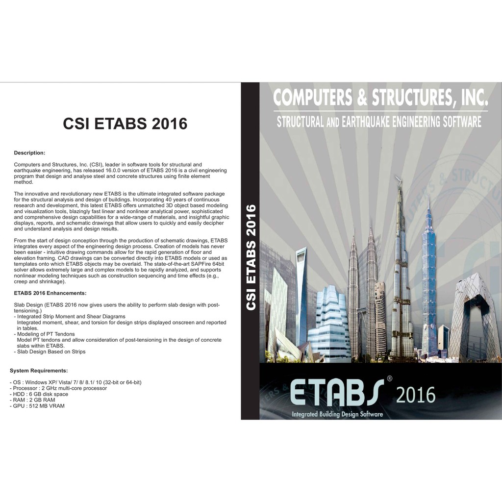 CSI ETABS 2016
