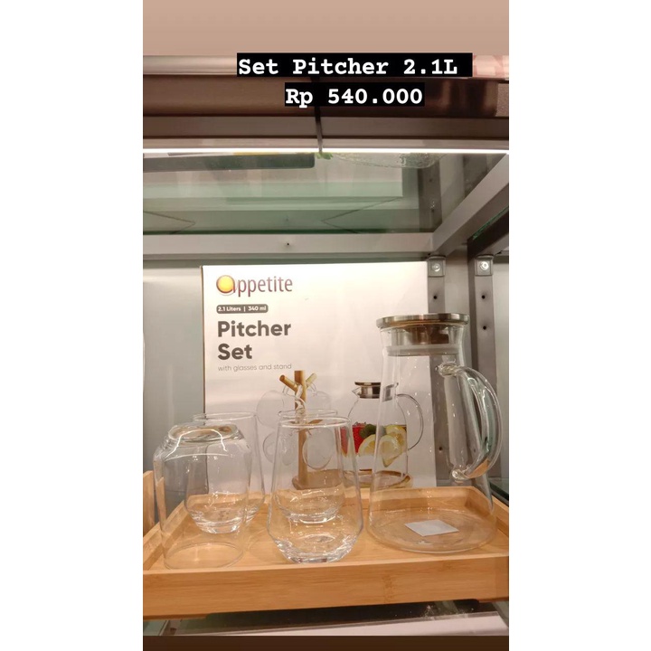 Pitcher Set Oppetite