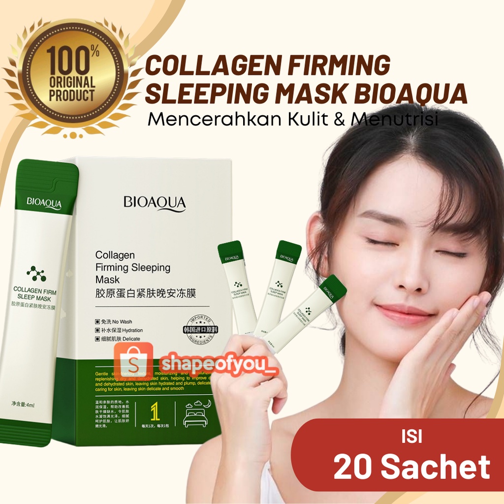 Collagen Firming Sleeping Mask No Wash Masker Wajah Viral