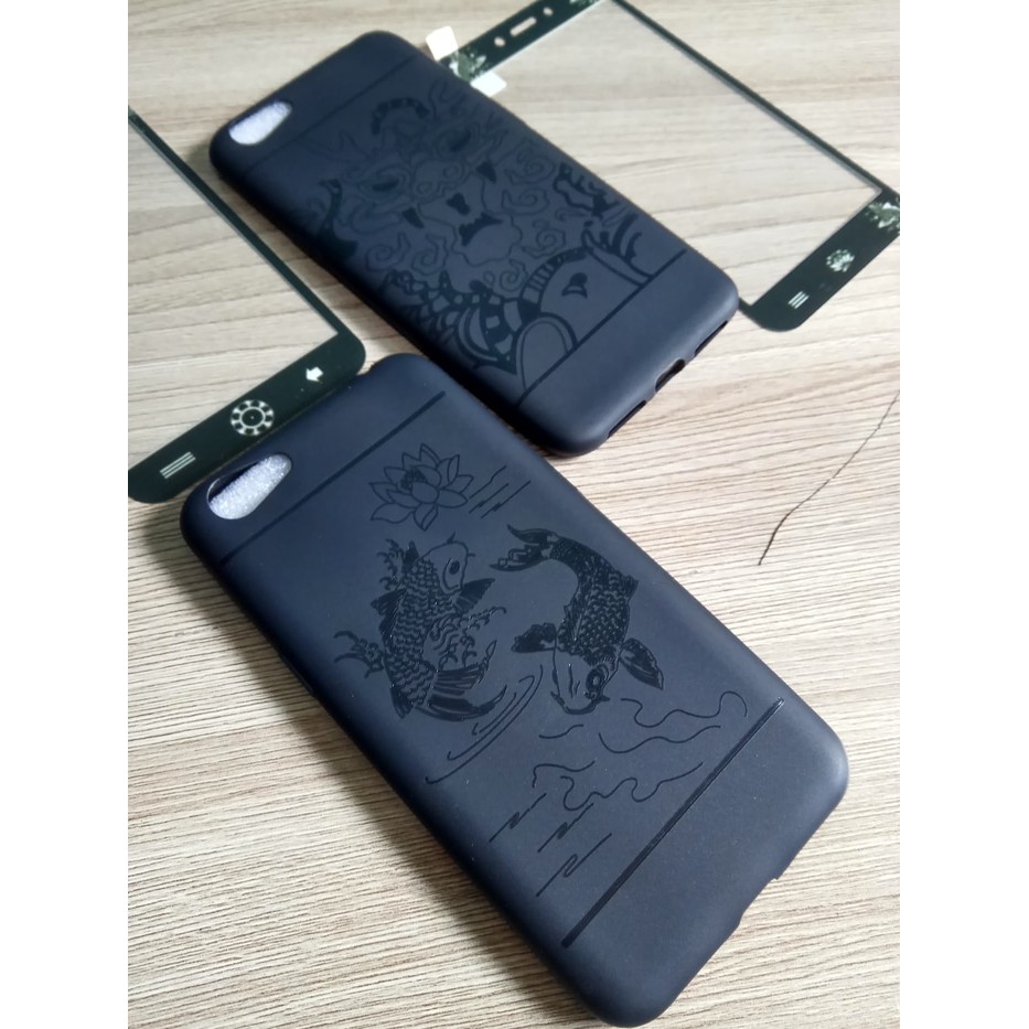 COCOSE FISH OPPO A71 COCOSE DRAGON FREE TEMPERED GLASS CASE OPPO A71
