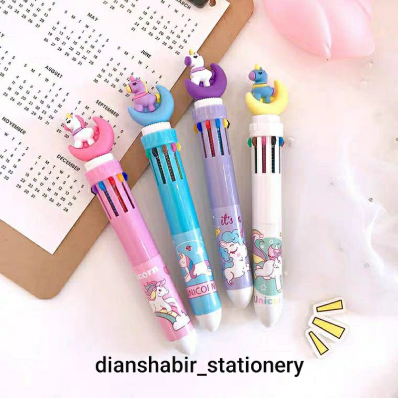 

DianShabir_stationery pulpen 10 warna unicorn kado souvenir atk grosir atk lengkap pernak pernik unicorn alat tulis unicorn alat tulis tangerang alat tulis lucu alat tulis menarik alat tulis lengkap pulpen warna warni pulpen 10 warna unicorn