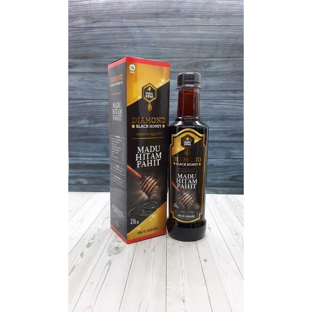 Madu Fira DIAMOND BLACK HONEY MADU HITAM PAHIT 470g