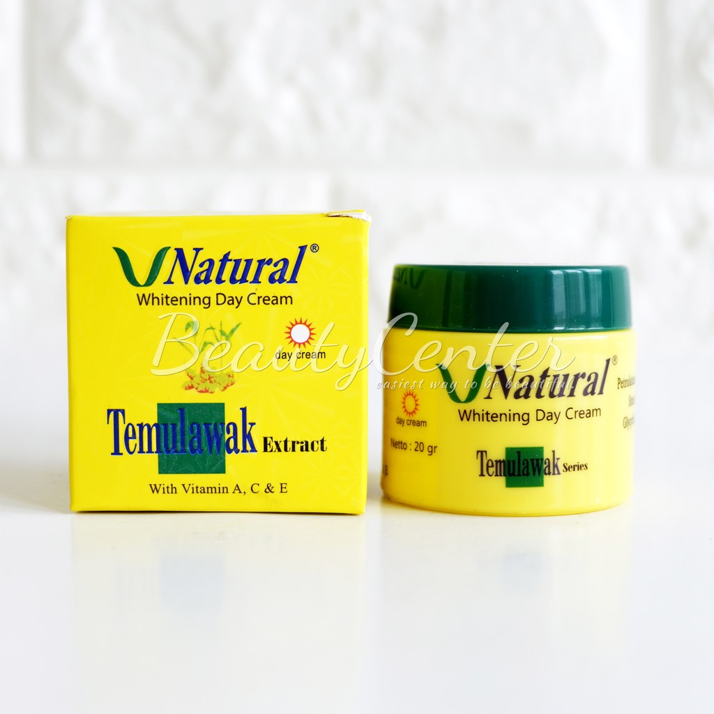 Cream Siang Temulawak V Natural Original Bpom Resmi Indonesia