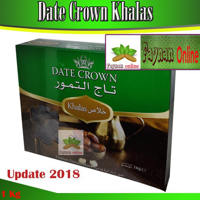 

ENAK Kurma Date Crown Khalas 1 kg BANYAK RASA