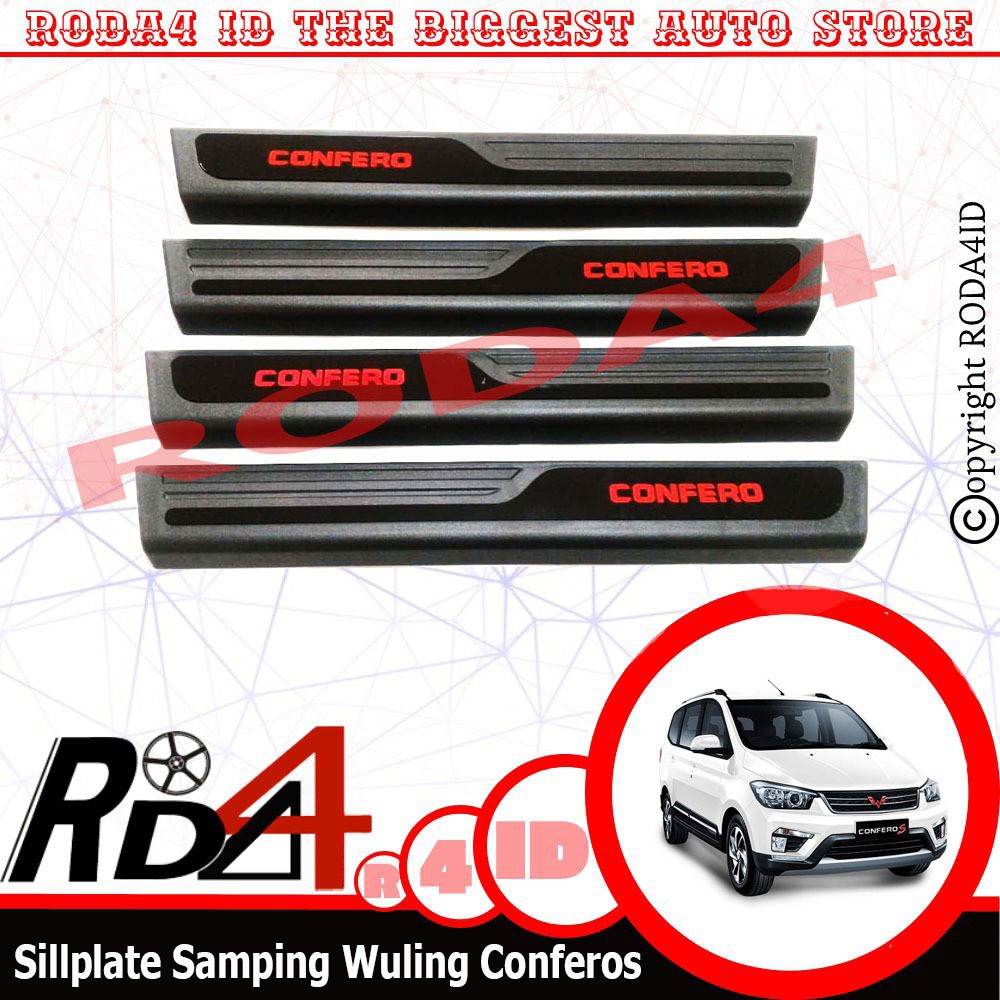 Sillplate Pintu Samping Wuling Confero S Plastik JSL