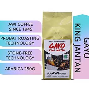 

[COD] Awi Coffee Gayo King Jantan 250Gr Biji/Beans [COD]