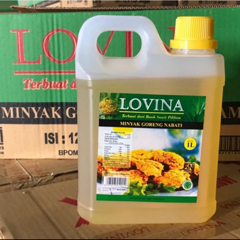 

Minyak goreng lovina jerigen 1liter (BACA DESKRIPSI!!!!!)