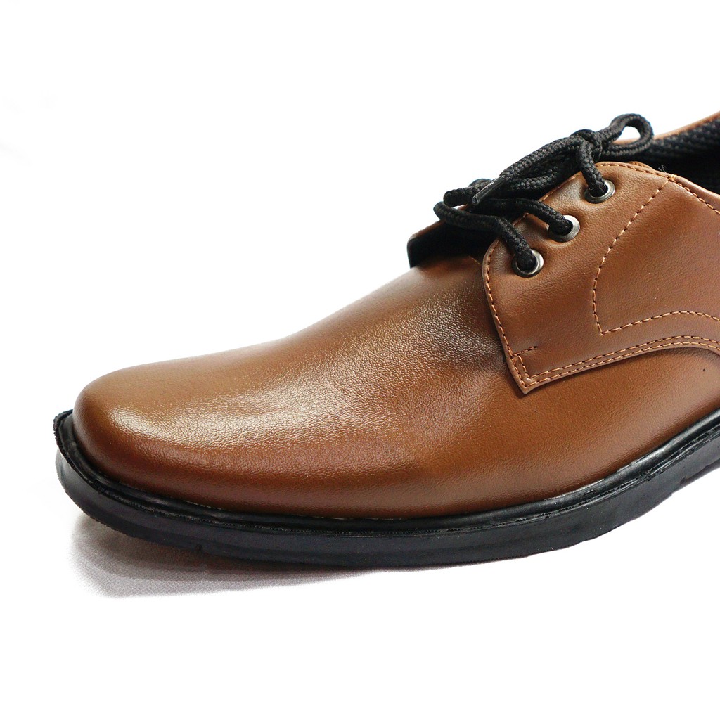 HQo / Sepatu Pantofel Pria / Sepatu Pria Formal / Sepatu Selop Pria/ Sepatu Kantor Pria / TL1 Coklat