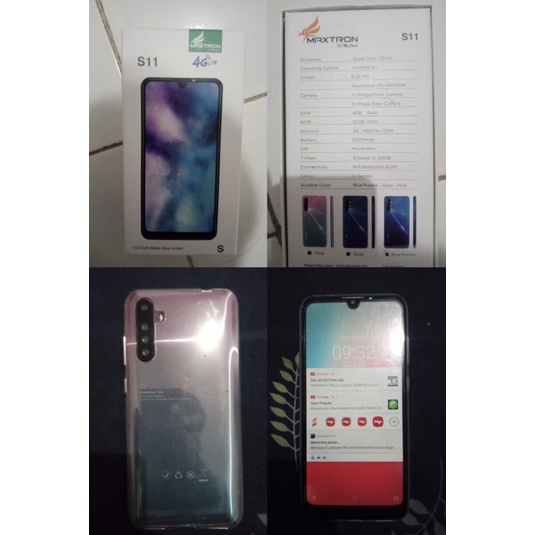 Hp Maxtron ram 4gb hp second dan hp baru new