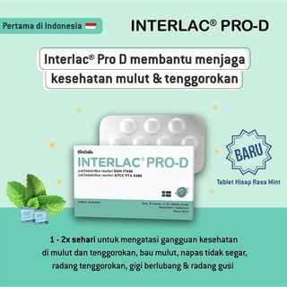 Interlac Pro D 30 Tablet Hisap Mint