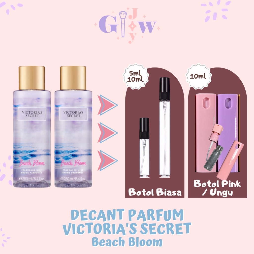 VICTORIA'S SECRET (Decant Parfum) Beach Bloom Body Fine Fragrance Mist VS parfum badan tubuh tahan lama wangi original murah bpom asli