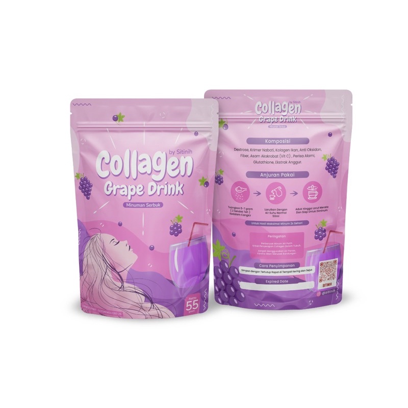 COLLAGEN GRAPE DIRINK by sitinih (IZIN DINKES PIRT)