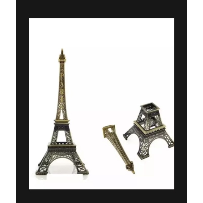 Miniatur menara eiffel tinggi 18cm Miniatur menara paris 18cm