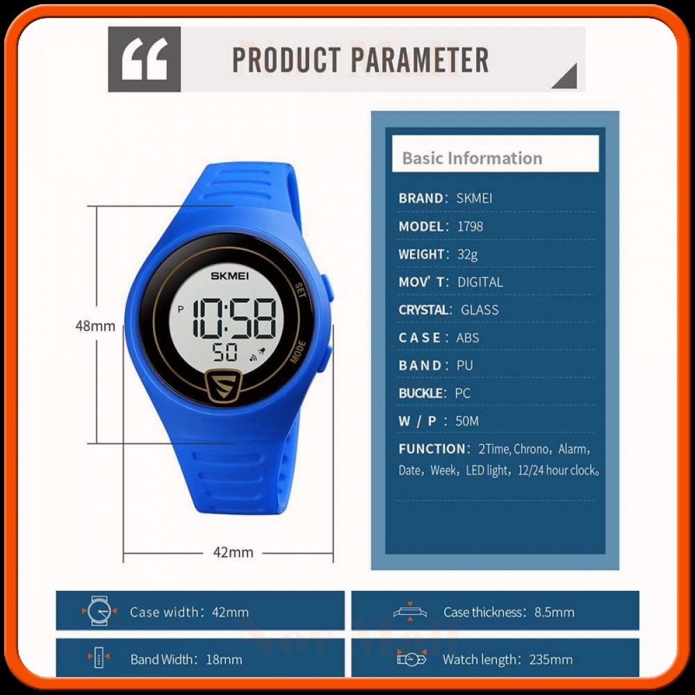 SKMEI Jam Tangan Digital Pria Sport - 1798