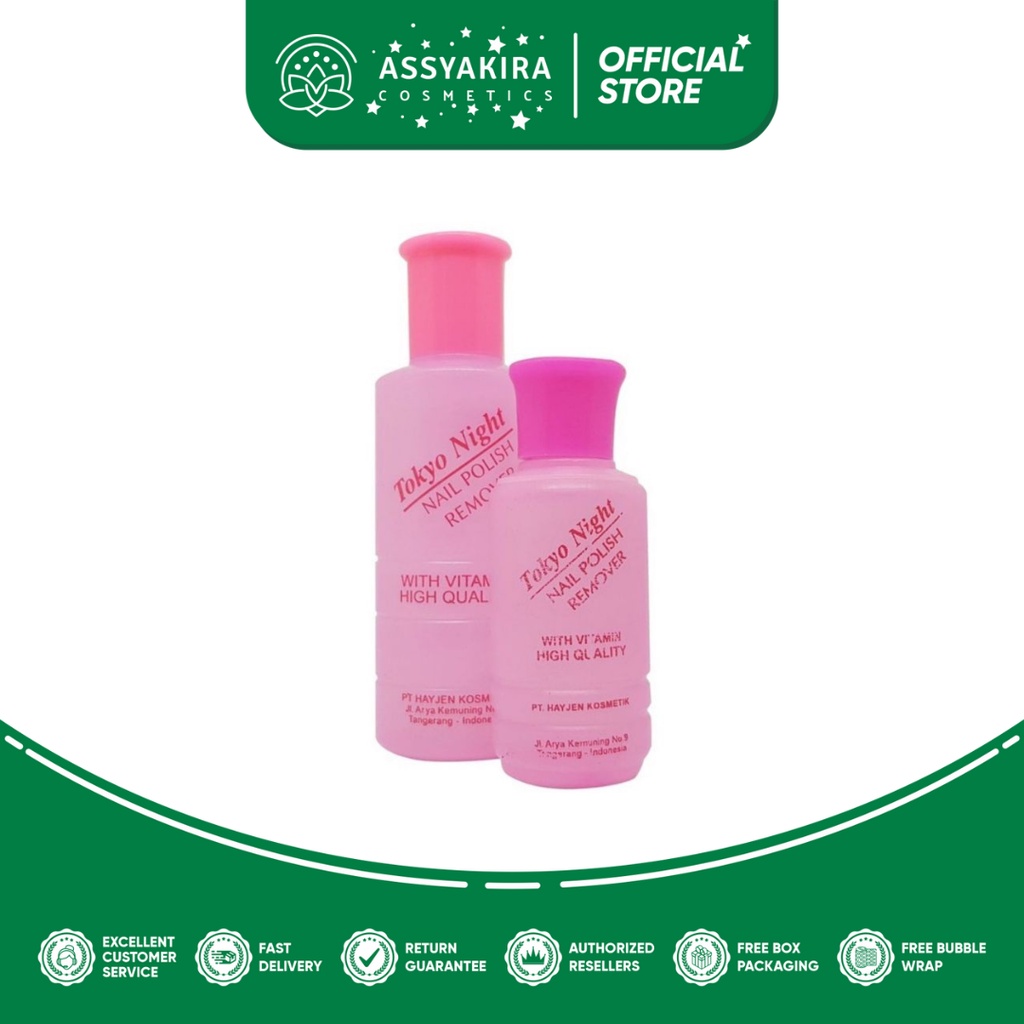 Tokyo Night Nail Polish Remover / Aseton / Pembersih Kutek