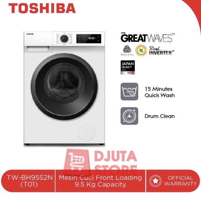 TOSHIBA Mesin Cuci Front Loading TW-BH95S2N