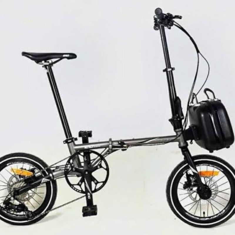 Evergreen Maximus Sepeda Lipat Ukuran 16 inch Gen 2 Like Troy 9 Speed Chromoly