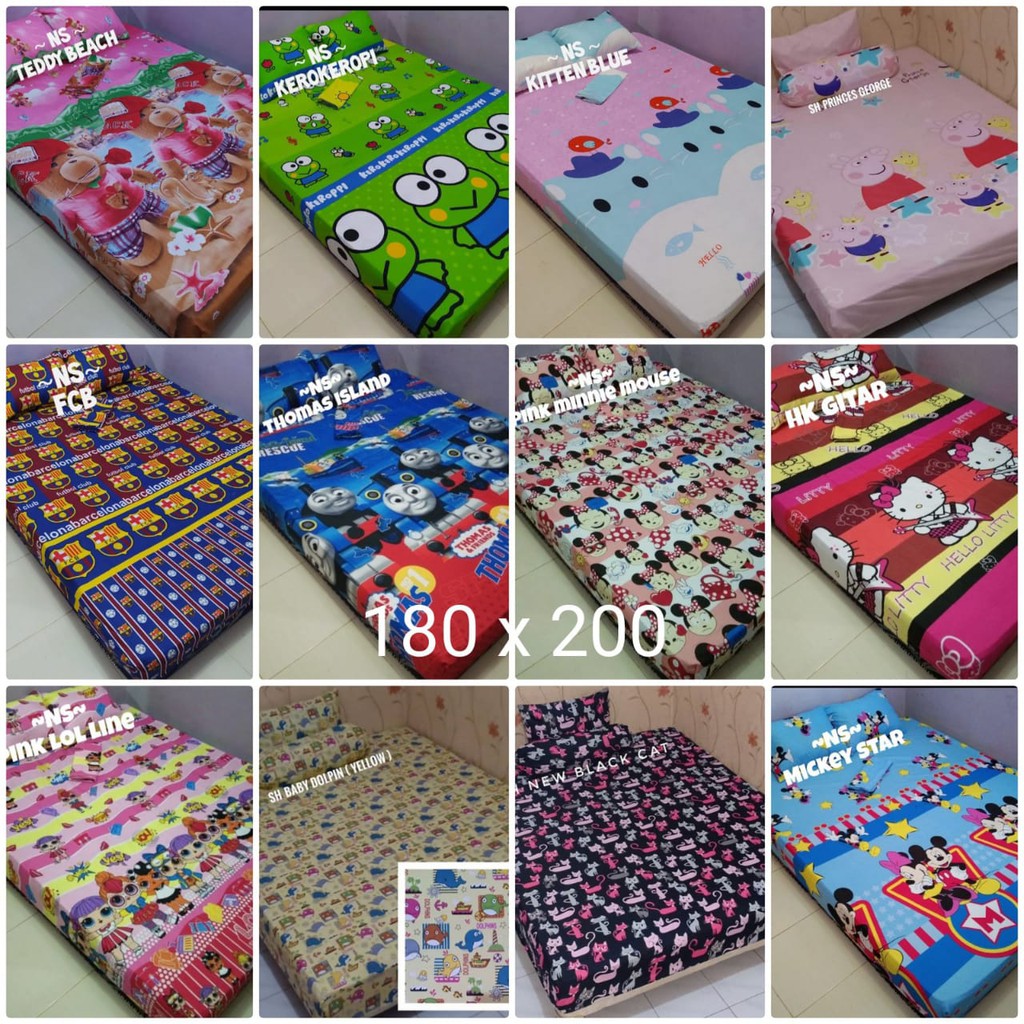 Sprei ukuran 180x200