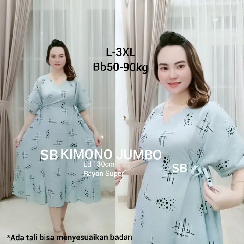 dress kimono Jumbo Rayon super