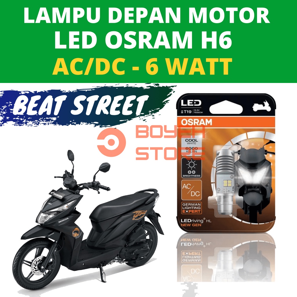 Lampu Motor Led Beat Street 2016 - 2019 Osram Original